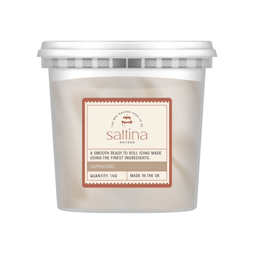 Sattina LOW DATE - Cappuccino Sugarpaste 1kg - Sattina [MAY 2026]