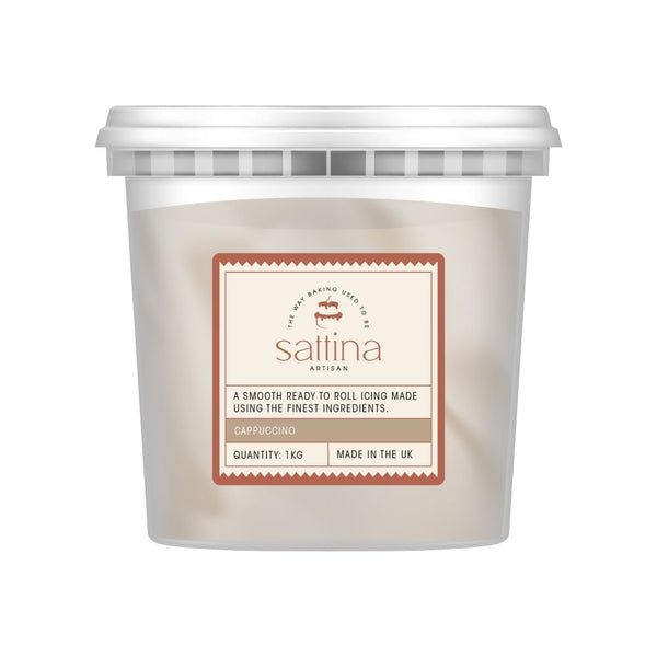 Sattina LOW DATE - Cappuccino Sugarpaste 1kg - Sattina [MAY 2026]