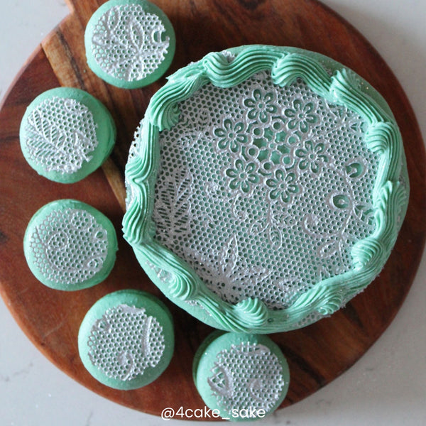 Cake Lace Floral Fern - 3D Large Lace Mat