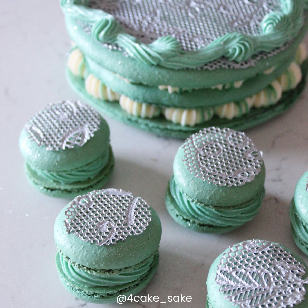 Cake Lace Floral Fern - 3D Large Lace Mat