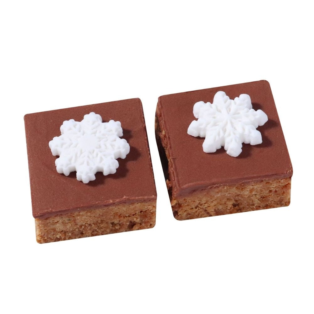 PME Let It Snow Christmas Snowflake Edible Sugar Toppers x 12