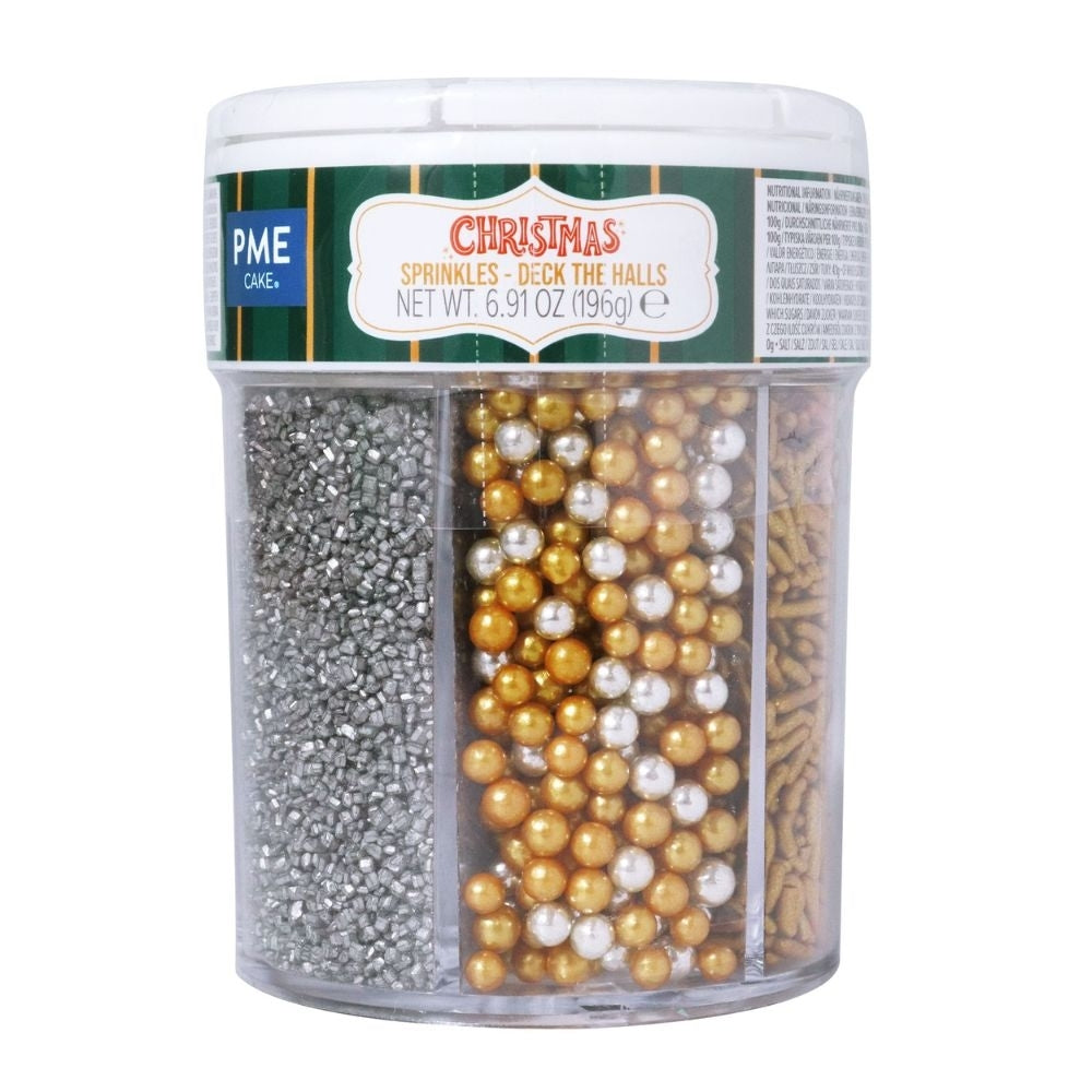 PME Holiday Sparkle 6-in-1 Christmas Sprinkles 196g