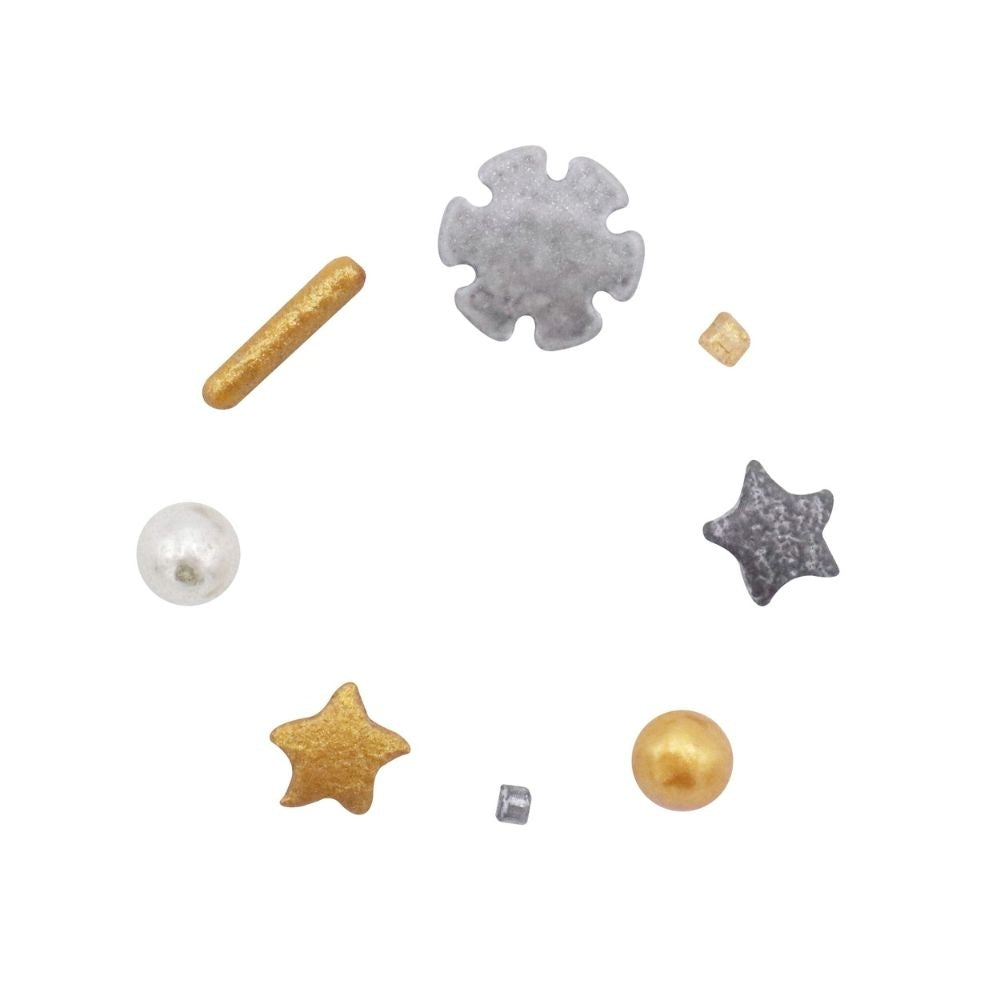 PME Holiday Sparkle 6-in-1 Christmas Sprinkles 196g