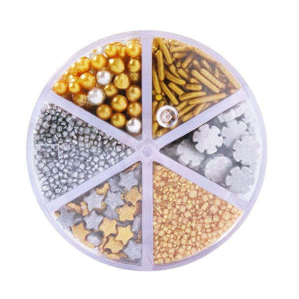 PME Holiday Sparkle 6-in-1 Christmas Sprinkles 196g