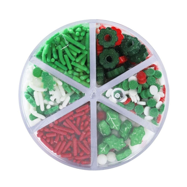 PME Deck The Halls 6-in-1 Christmas Sprinkles 158g