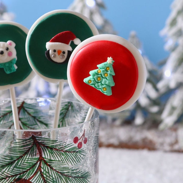PME North Pole Express Christmas Edible Sugar Toppers x 12