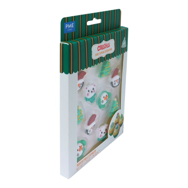 PME North Pole Express Christmas Edible Sugar Toppers x 12