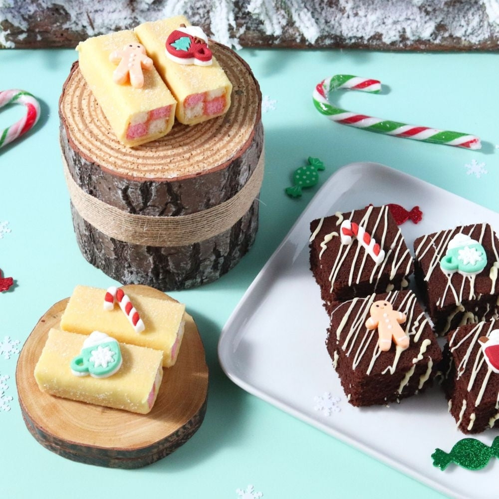 PME Christmas Cheer Edible Sugar Toppers x 12