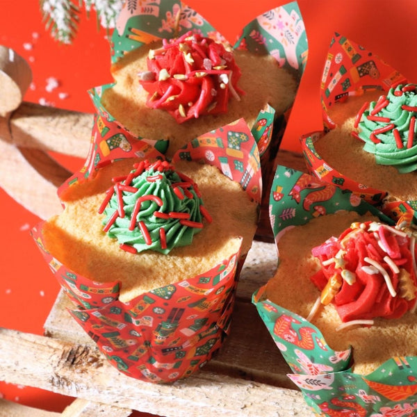 PME Enchanted Christmas Tulip Muffin Cases x 24