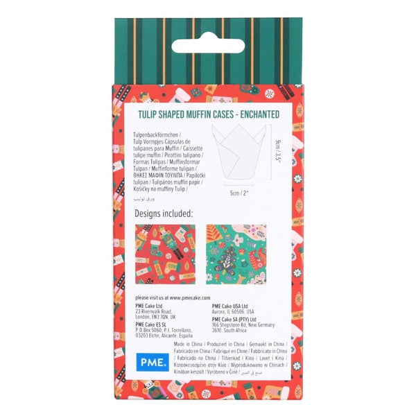 PME Enchanted Christmas Tulip Muffin Cases x 24