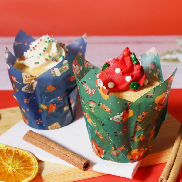 PME Santa's Workshop Christmas Tulip Muffin Cases x 24