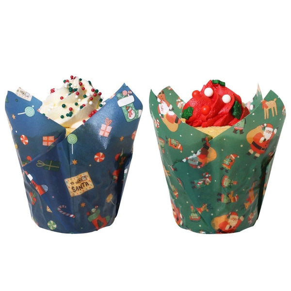 PME Santa's Workshop Christmas Tulip Muffin Cases x 24