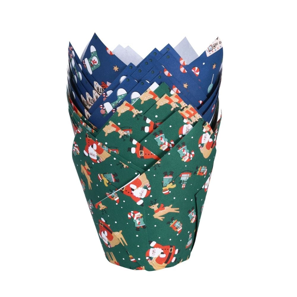 PME Santa's Workshop Christmas Tulip Muffin Cases x 24