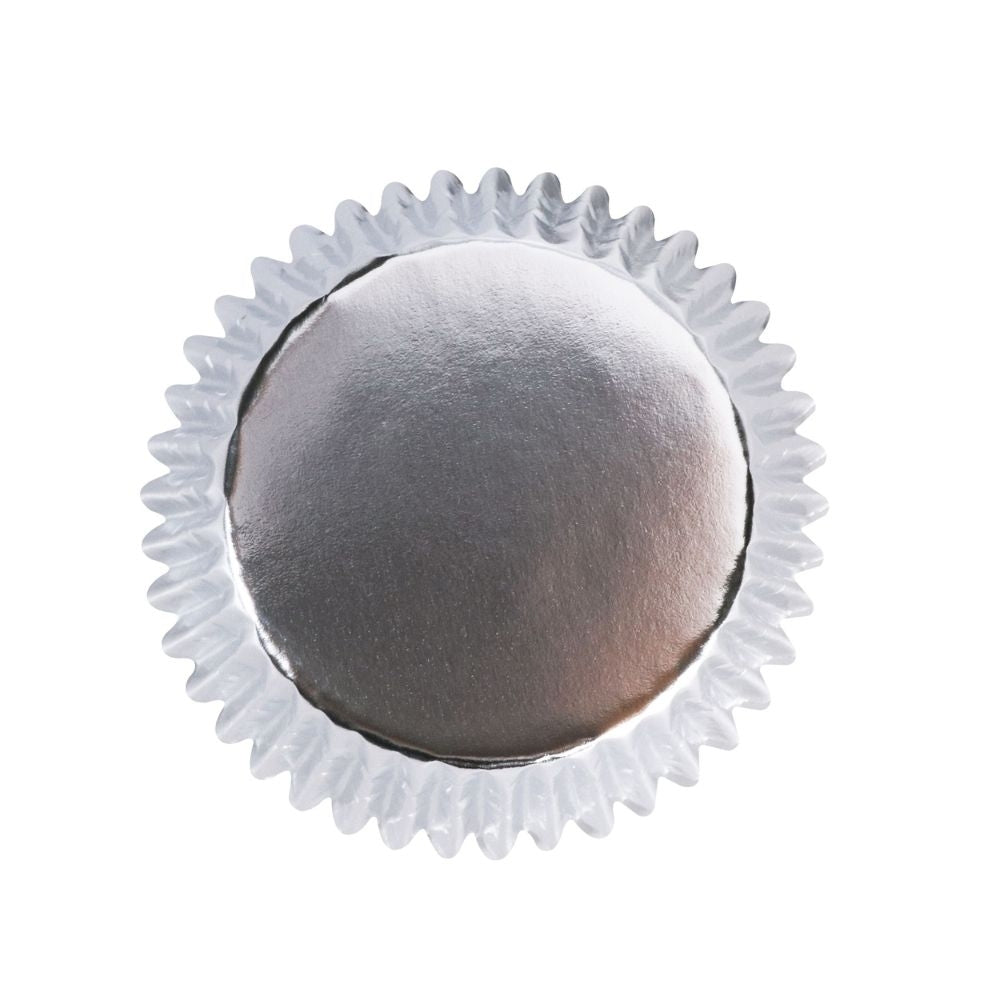 PME Silver Snow Christmas Foil-lined Cupcake Cases x 60