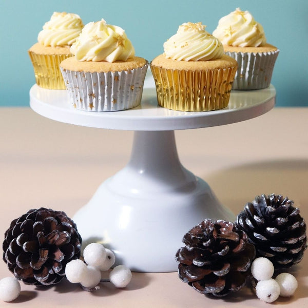 PME Golden Stars Christmas Foil-lined Cupcake Cases x 60