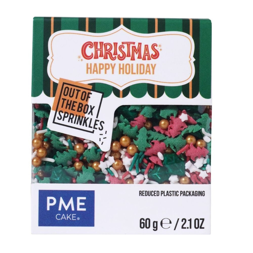 PME Happy Holidays - Christmas Out of The Box Sprinkle Mix 60g
