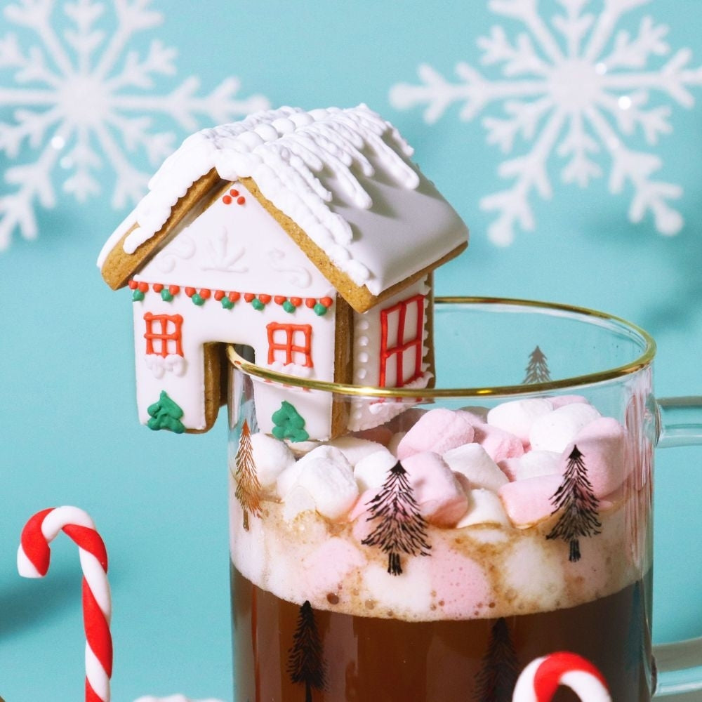 PME Mini Gingerbread House Mug Hugger Christmas Cookie Cutters - Set Of 3