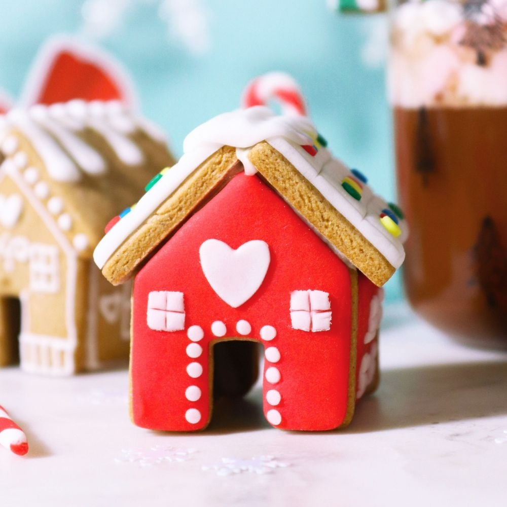 PME Mini Gingerbread House Mug Hugger Christmas Cookie Cutters - Set Of 3