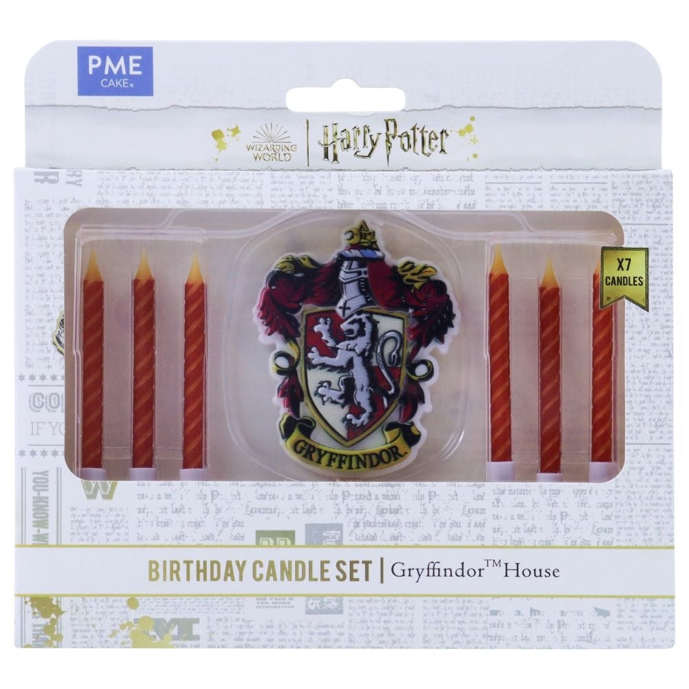 PME Harry Potter Gryffindor House Candles Set Of 7