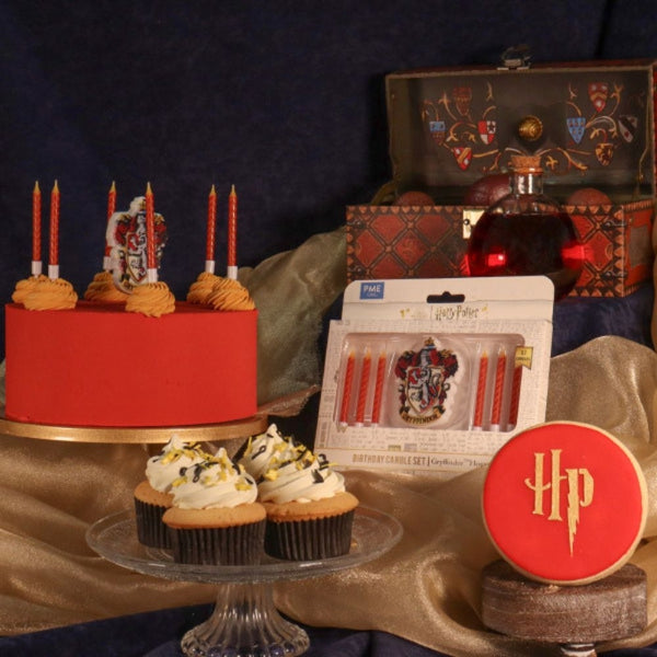 PME Harry Potter Gryffindor House Candles Set Of 7