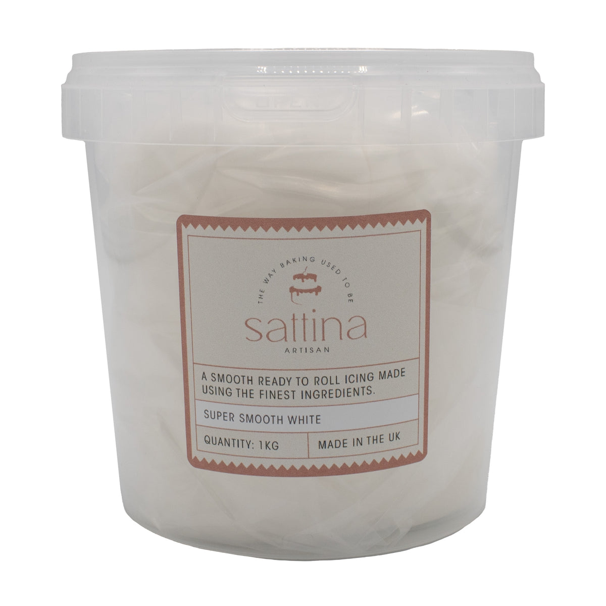 Sattina Super Smooth White Sugarpaste