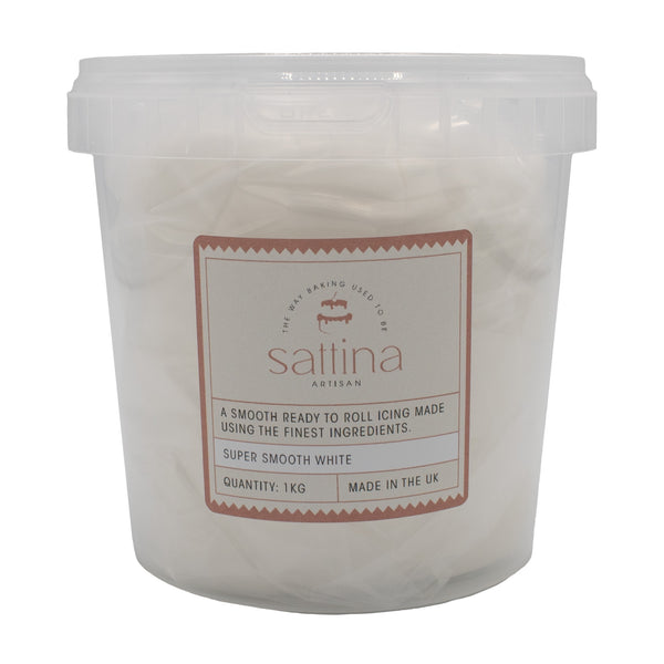 Sattina Super Smooth White Sugarpaste