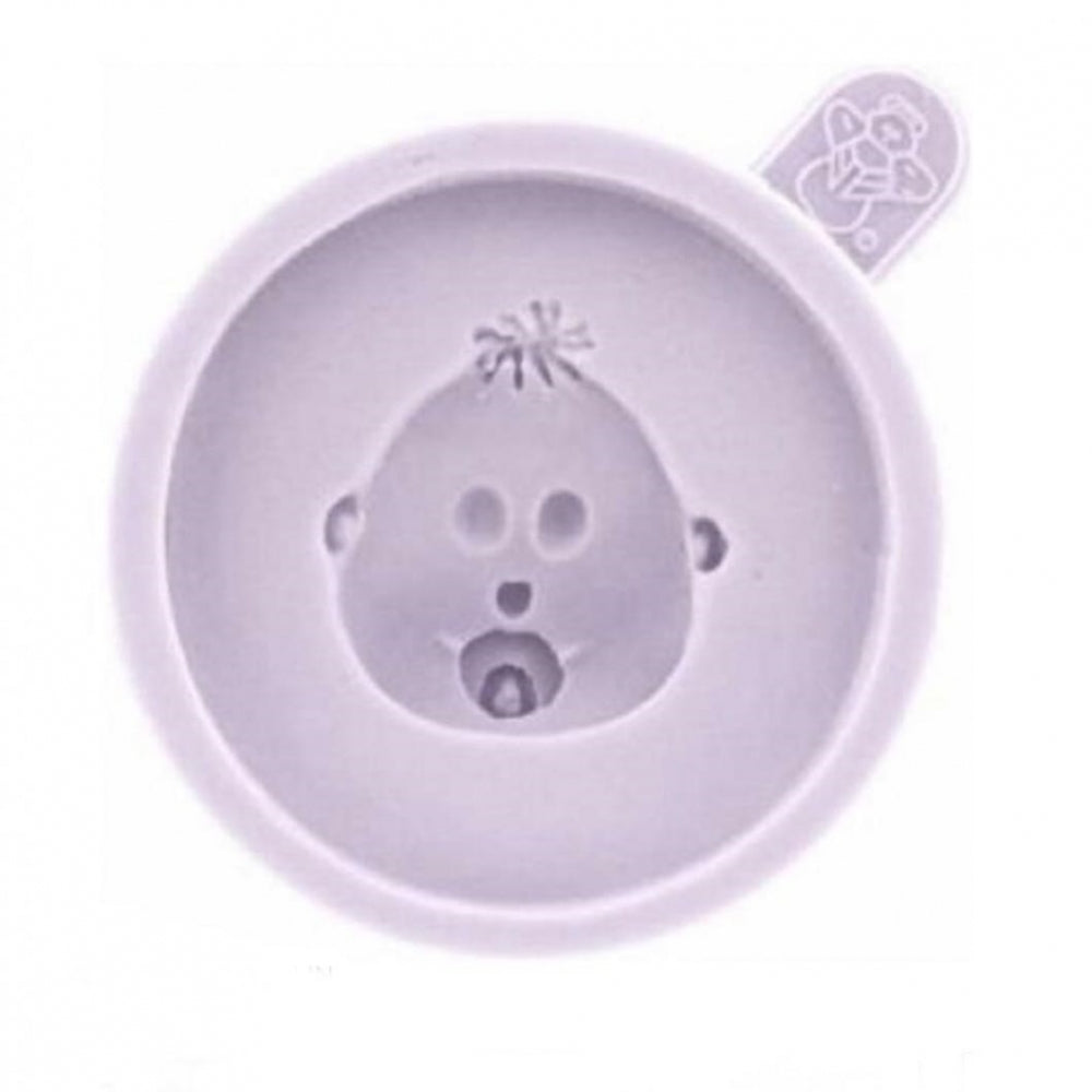 Karen Davies Baby Face silicone cupcake top icing mould
