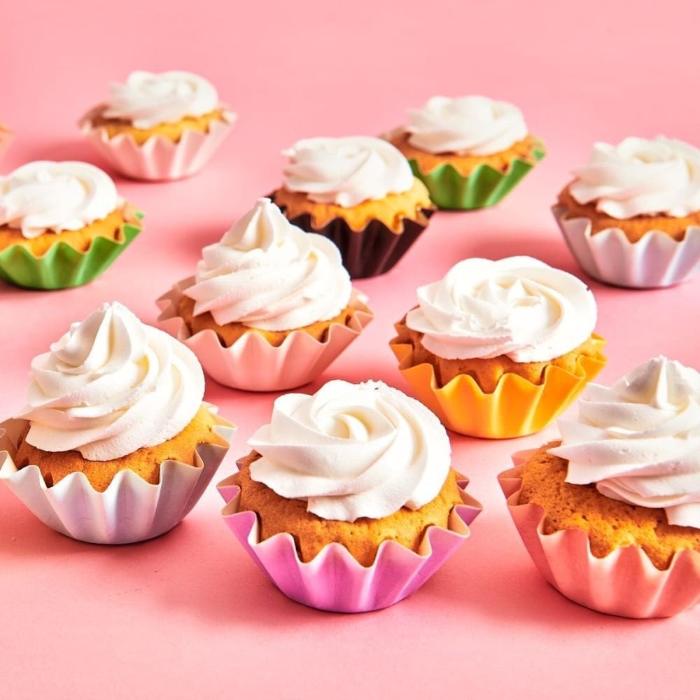 FunCakes White Bloom Baking Cases x 48