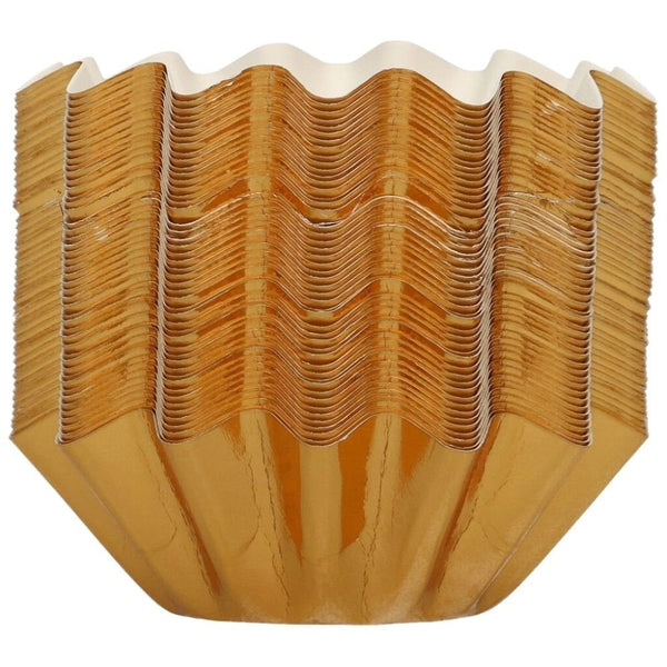 FunCakes Metallic Gold Bloom Baking Cases x 48