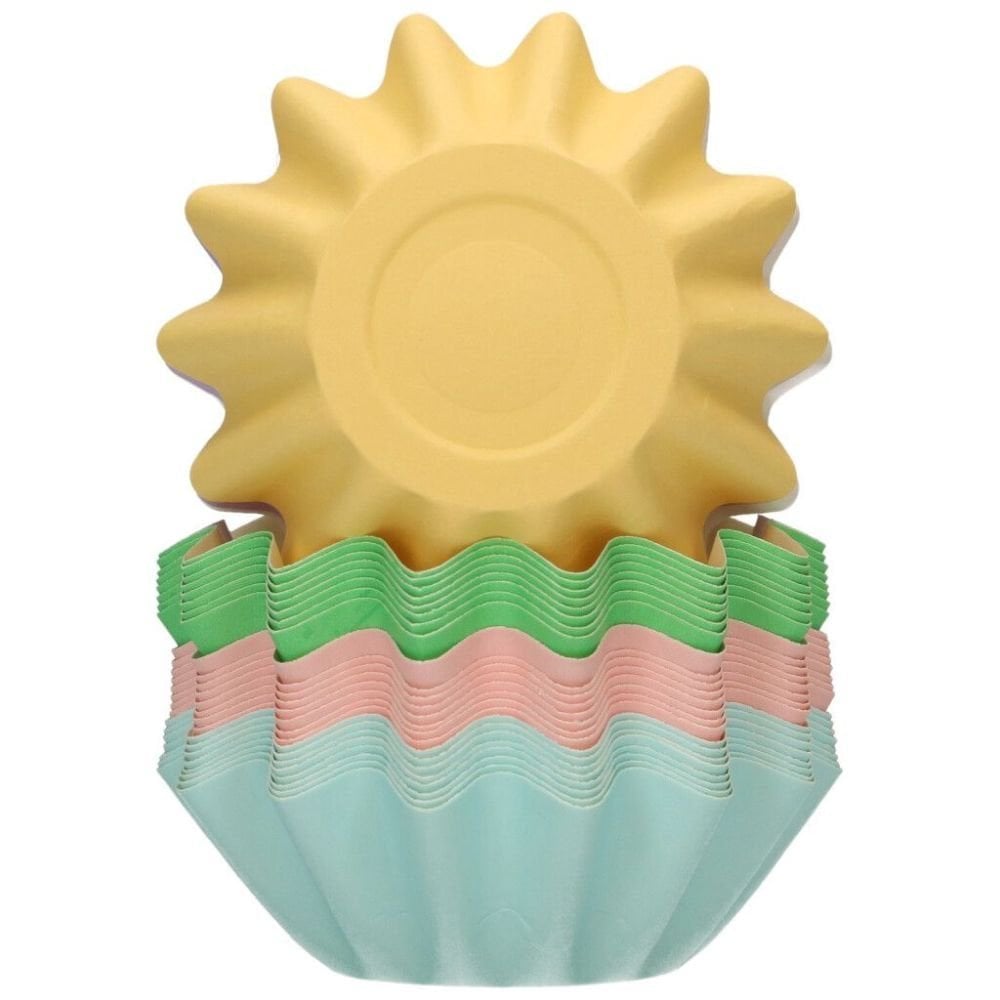 FunCakes Pastel Rainbow Mix Bloom Baking Cases x 48