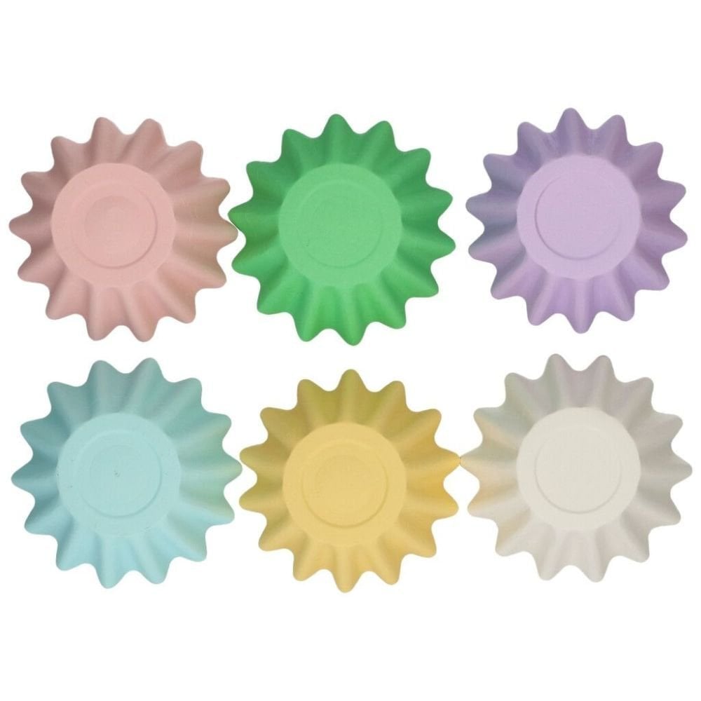 FunCakes Pastel Rainbow Mix Bloom Baking Cases x 48