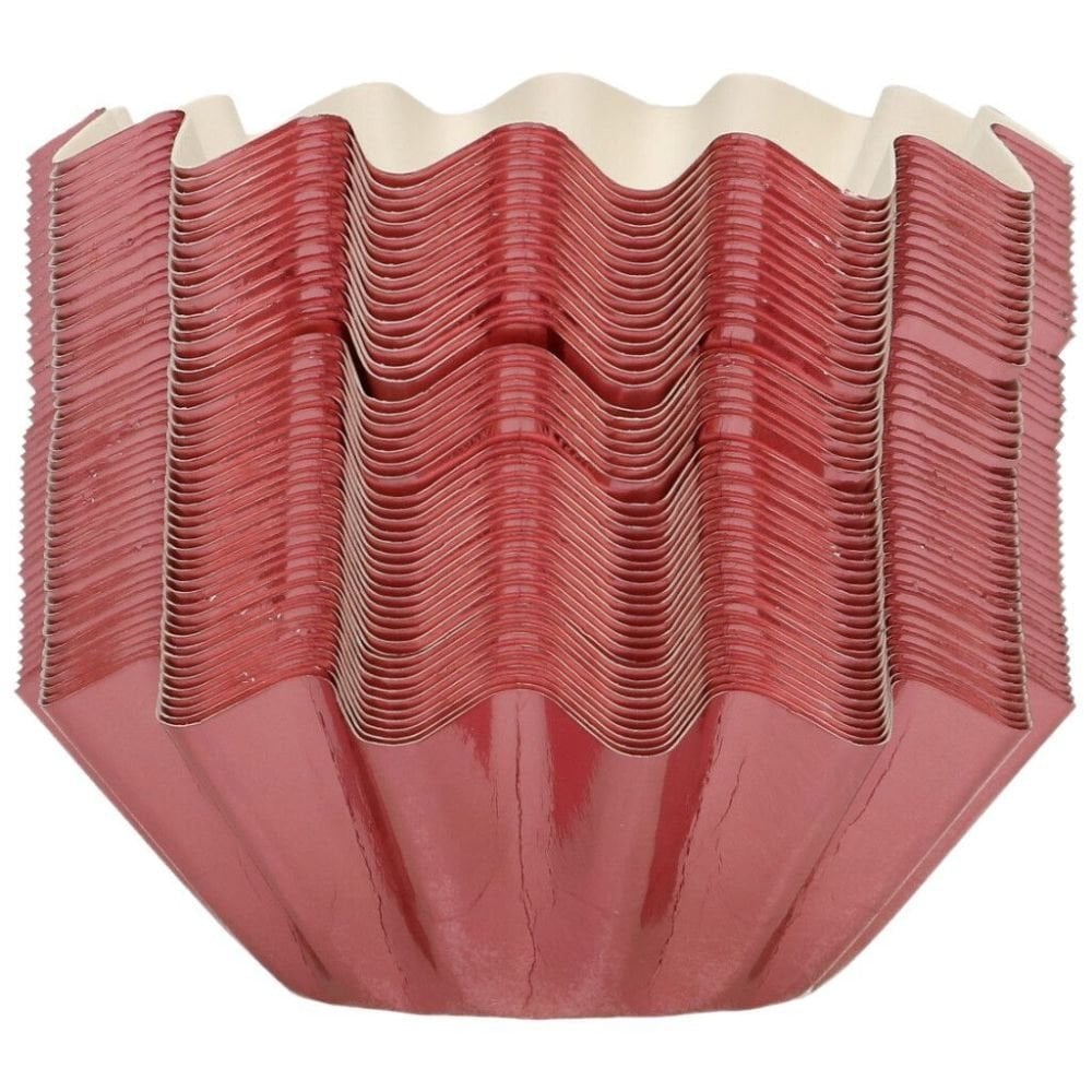 FunCakes Metallic Rose Gold Bloom Baking Cases x 48