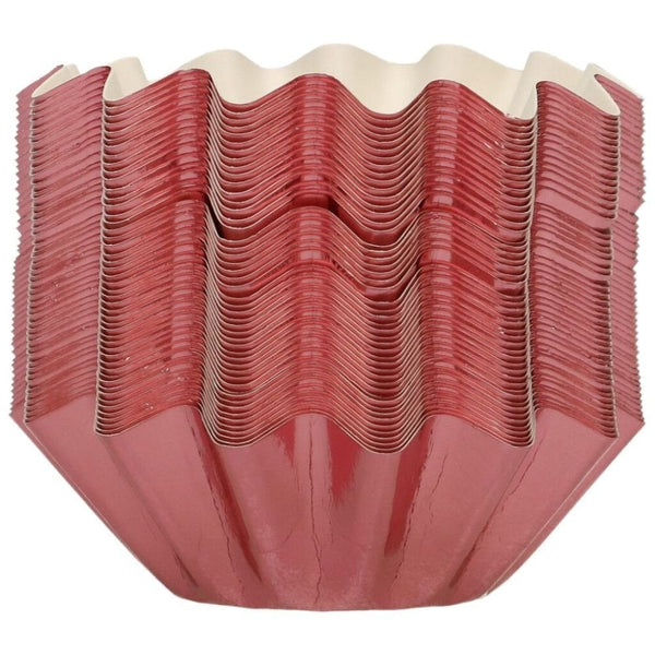 FunCakes Metallic Rose Gold Bloom Baking Cases x 48