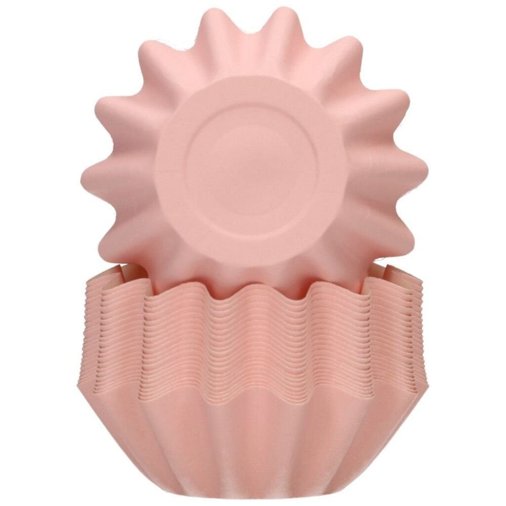 FunCakes Pastel Pink Bloom Baking Cases x 48