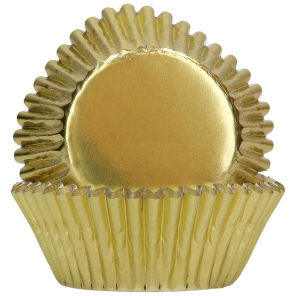 FunCakes Metallic Gold Foil Baking Cases x 48