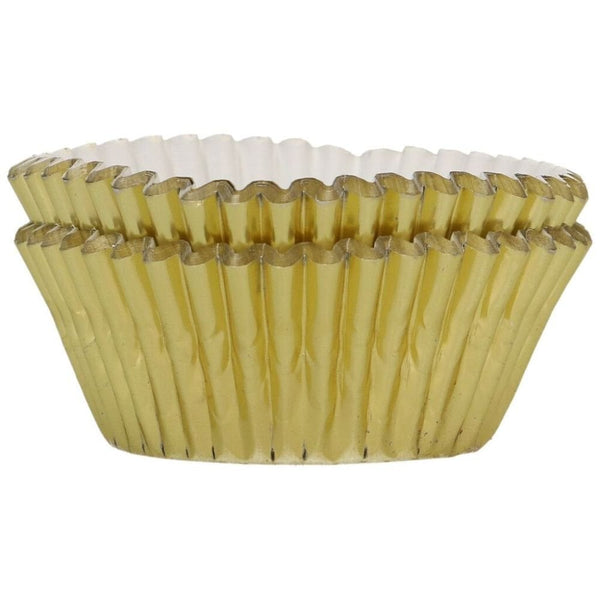 FunCakes Metallic Gold Foil Baking Cases x 48
