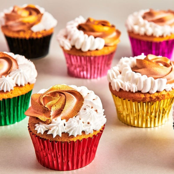 FunCakes Metallic Red Foil Baking Cases x 48