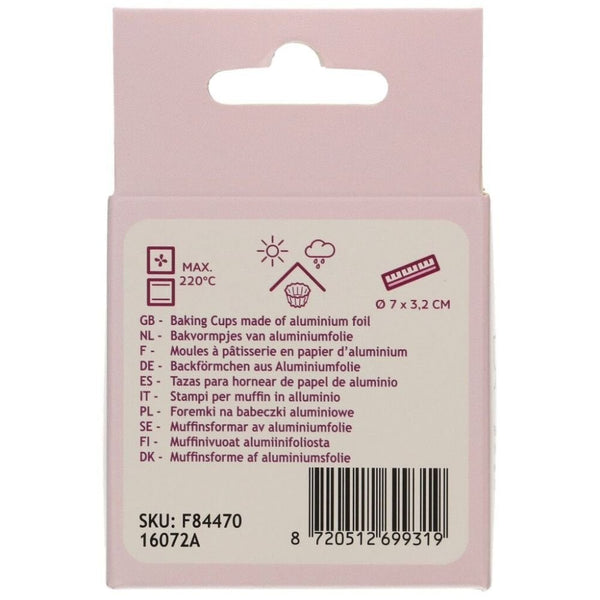 FunCakes Metallic Purple Foil Baking Cases x 48