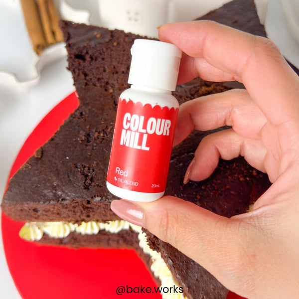 Colour Mill Red - Oil Based Food Colouring (20ml - 100ml)