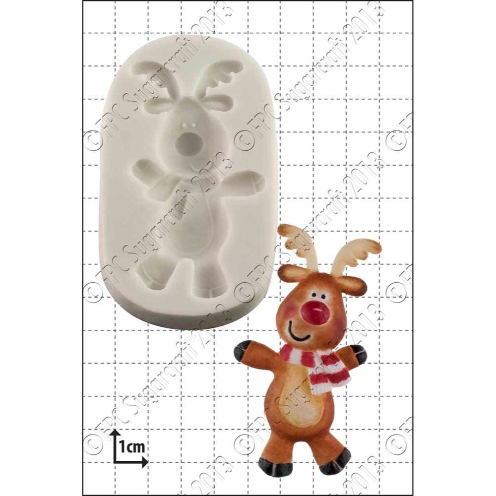 FPC Dancing Rudolph Silicone Icing Mould