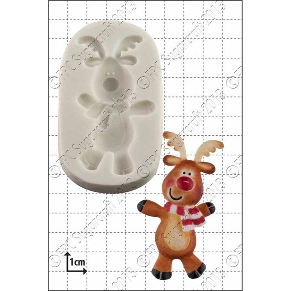 FPC Dancing Rudolph Silicone Icing Mould