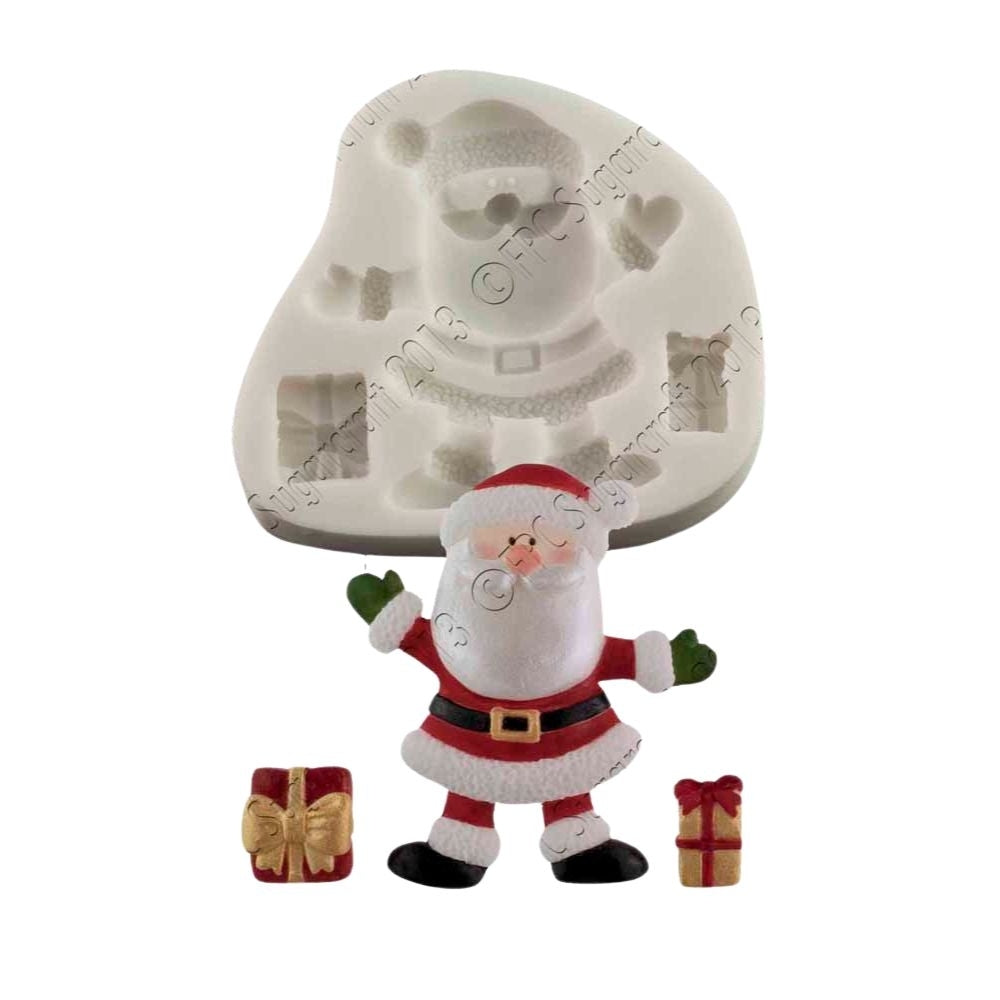 FPC Santa & Gifts Silicone Icing Mould