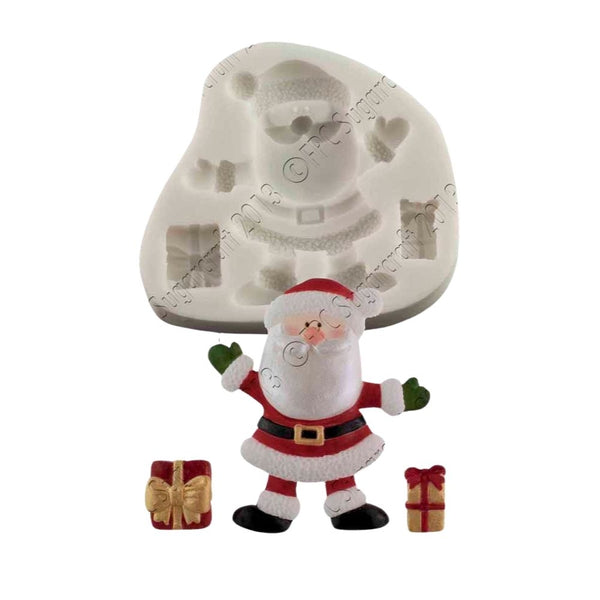 FPC Santa & Gifts Silicone Icing Mould