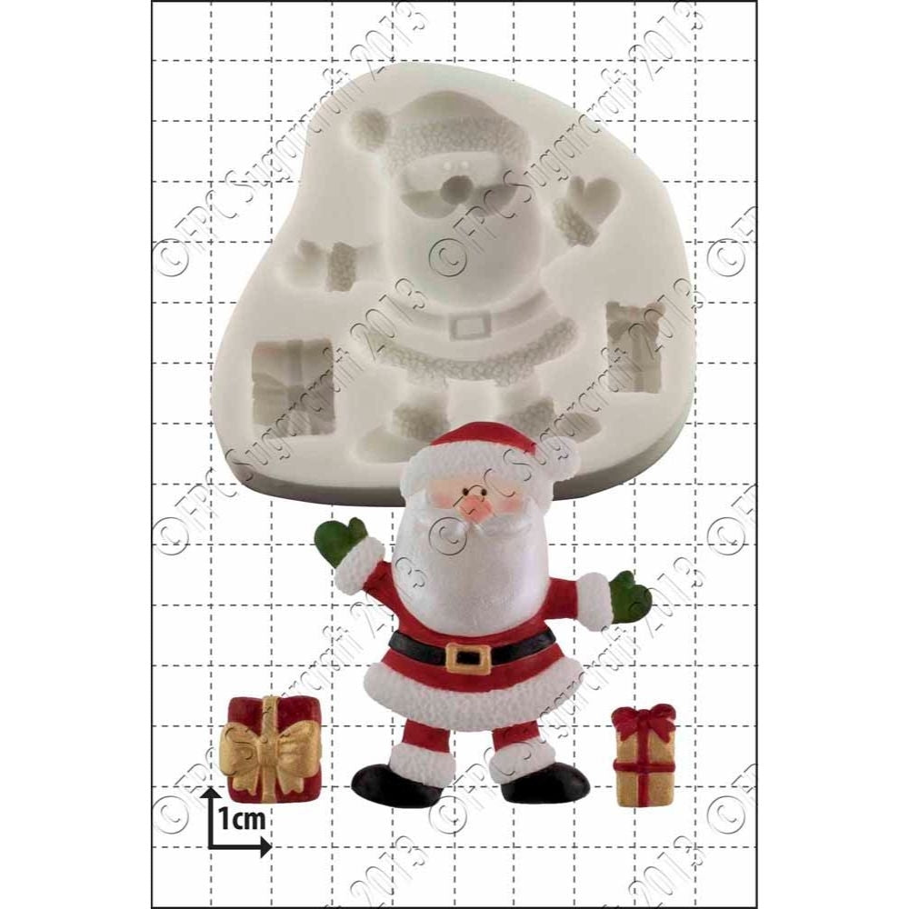 FPC Santa & Gifts Silicone Icing Mould
