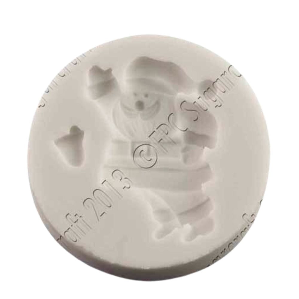 FPC Santa Claus With Bell Silicone Icing Mould