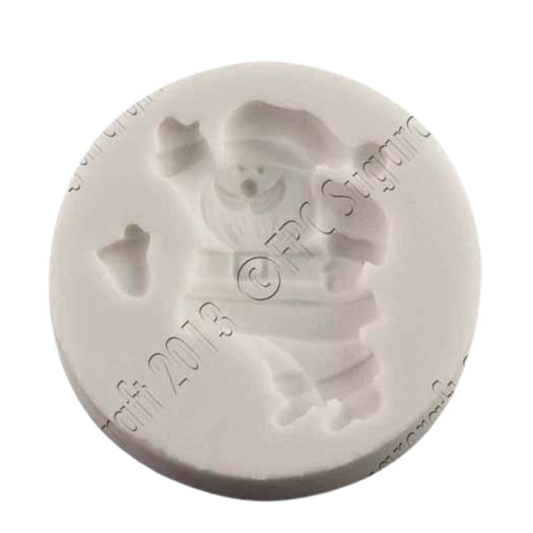 FPC Santa Claus With Bell Silicone Icing Mould