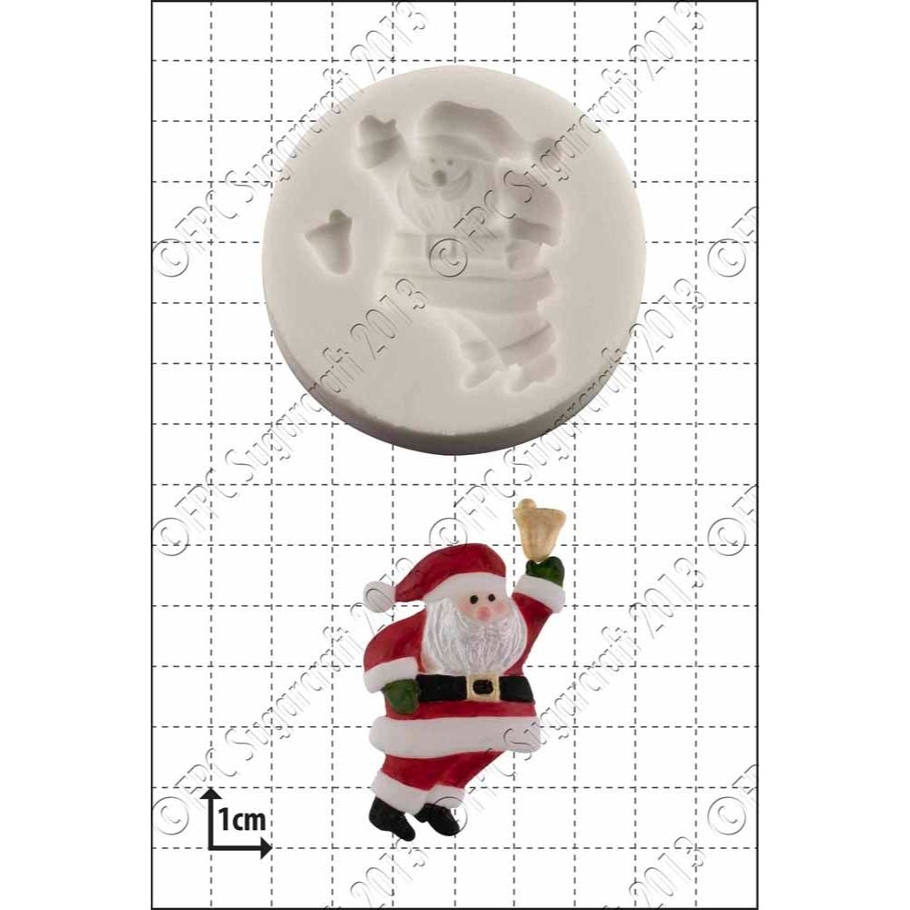 FPC Santa Claus With Bell Silicone Icing Mould