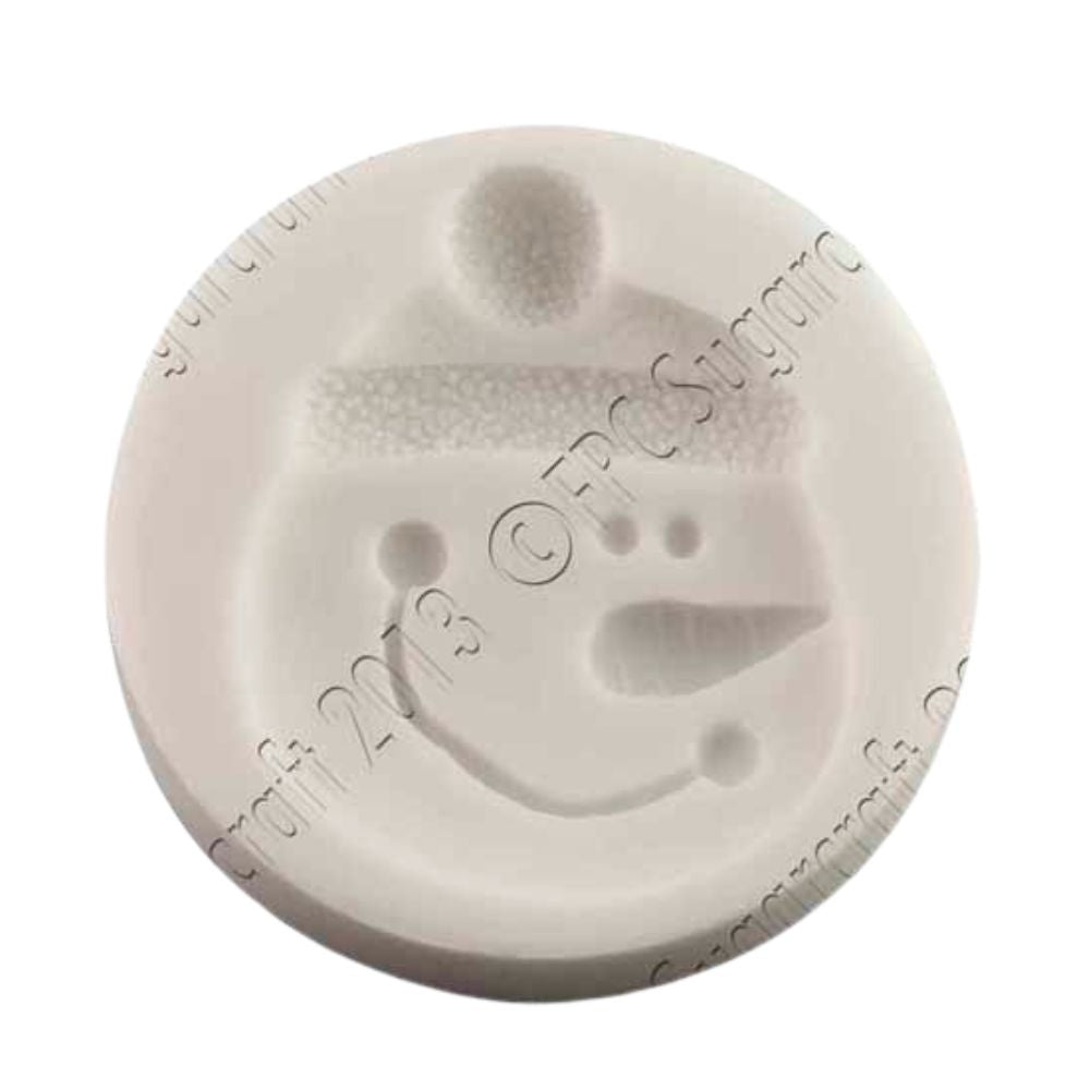 FPC Snowman Face Silicone Icing Mould