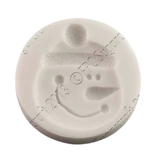 FPC Snowman Face Silicone Icing Mould