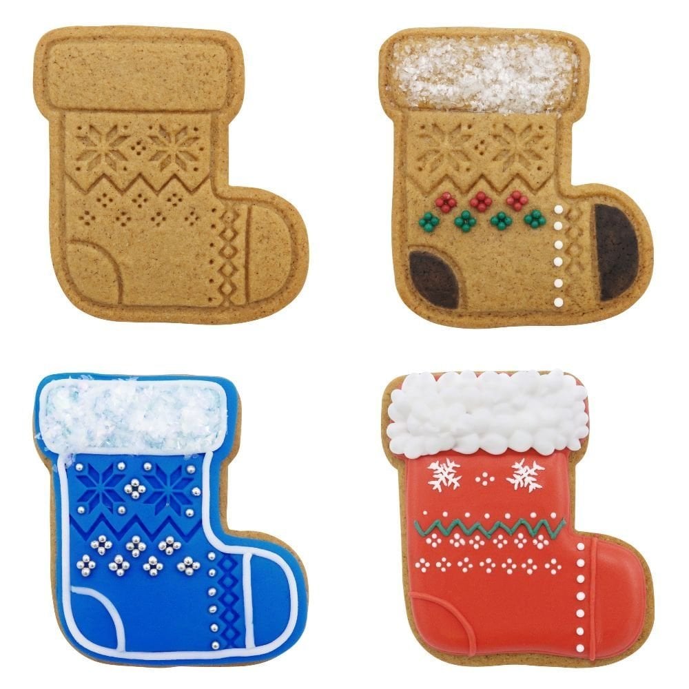 PME Cosy Christmas Christmas Cookie Cutters & Stamps Set Of 3